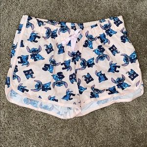 Stitch pajama shorts